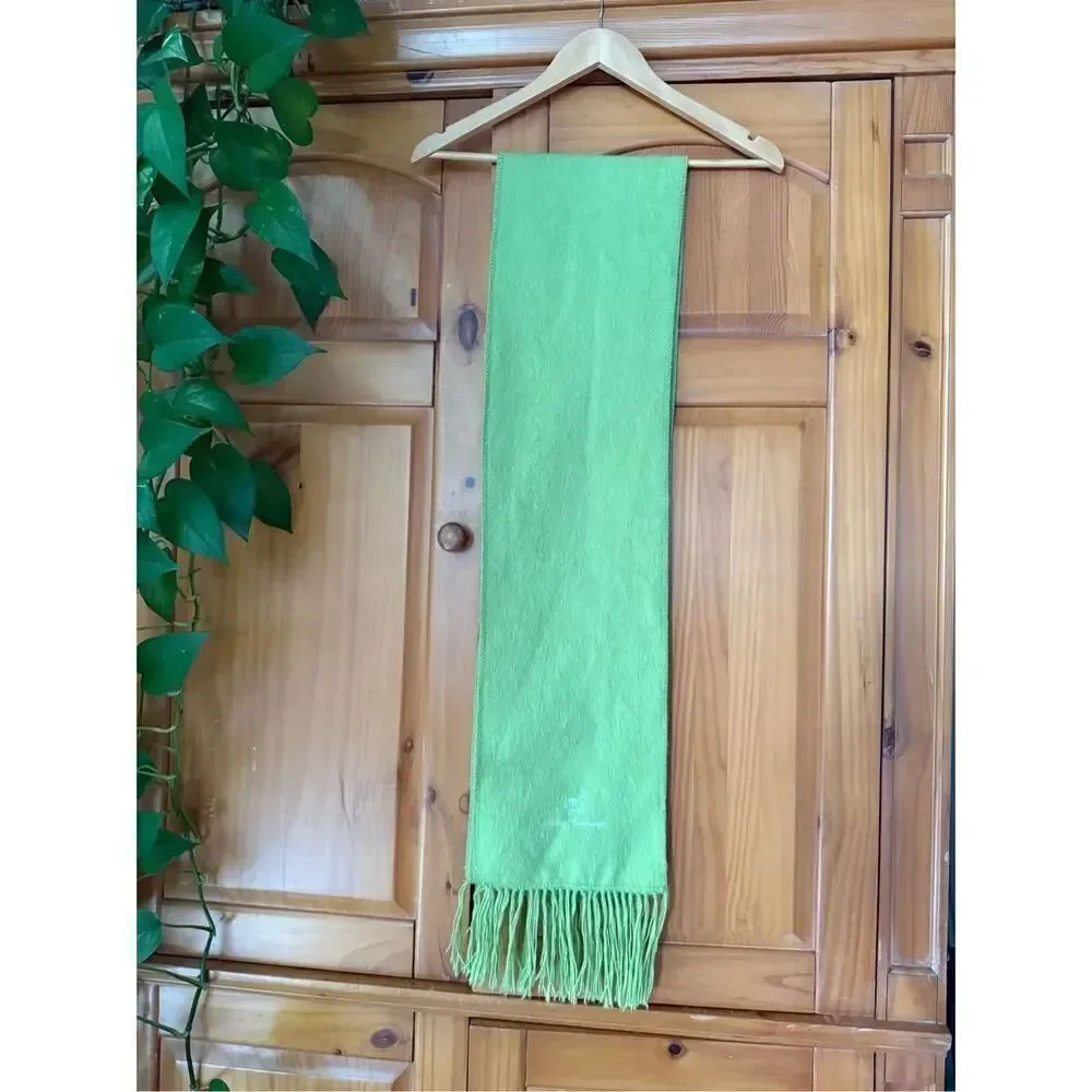 ALPACA CAMARGO Scarf / Wrap W 9”X L 64” Lime